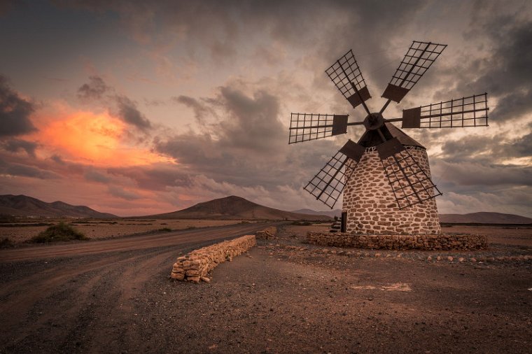 084 Fuerteventura, Molen van Tefia.jpg